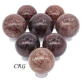 Strawberry Quartz Spheres / 60-80mm AVG - 1 KILO LOT