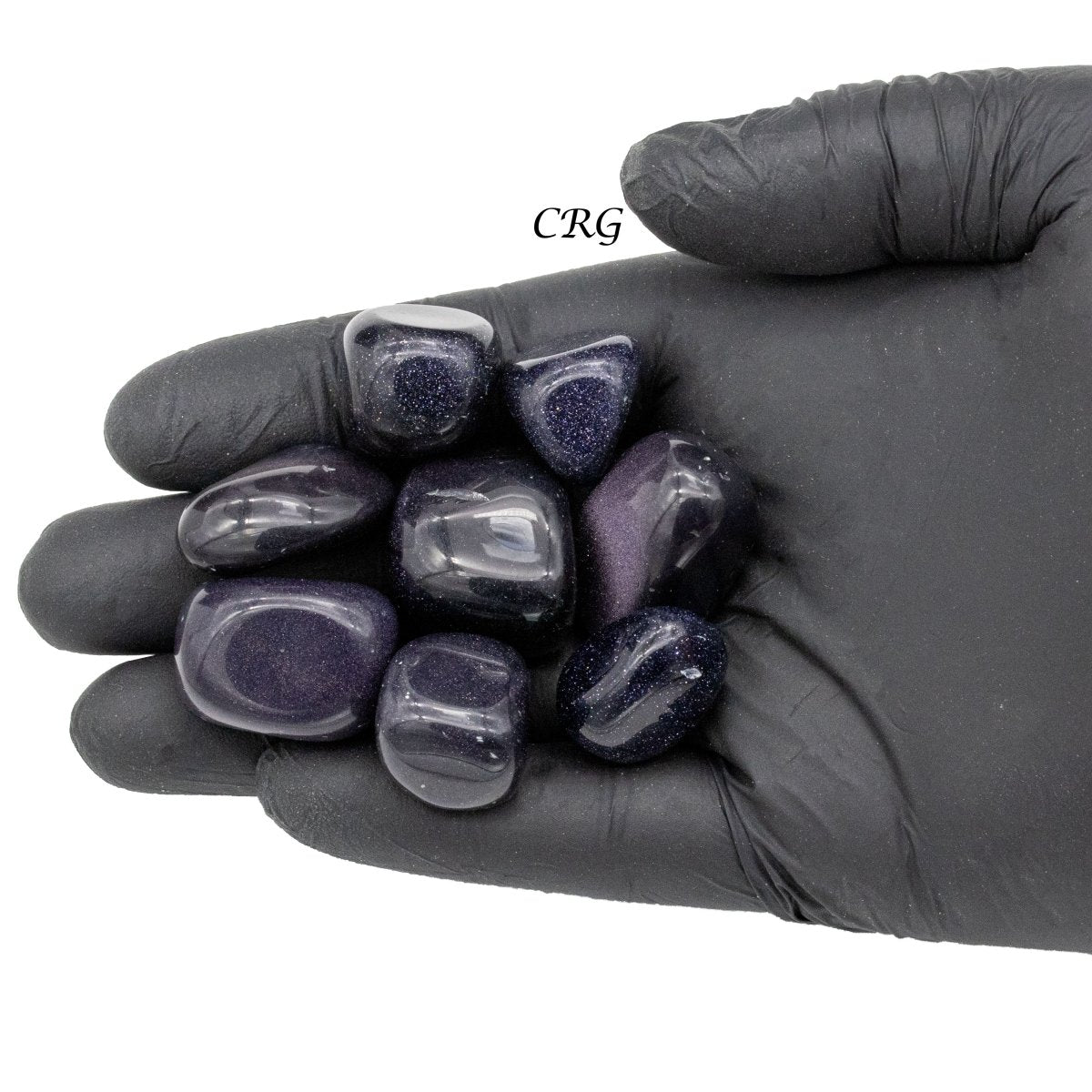 Tumbled Blue Goldstone / 0.5-1" AVG - 1 LB. LOT