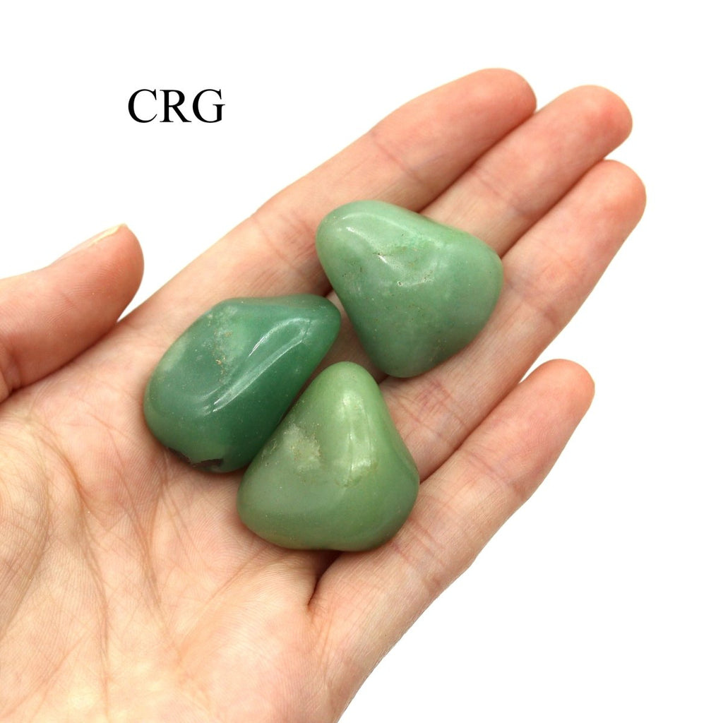 Tumbled Green Quartz / 20-30mm AVG - 1 LB. LOT