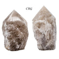Top Polished Smoky Quartz Points / 4-5" AVG - 1 KILO LOT