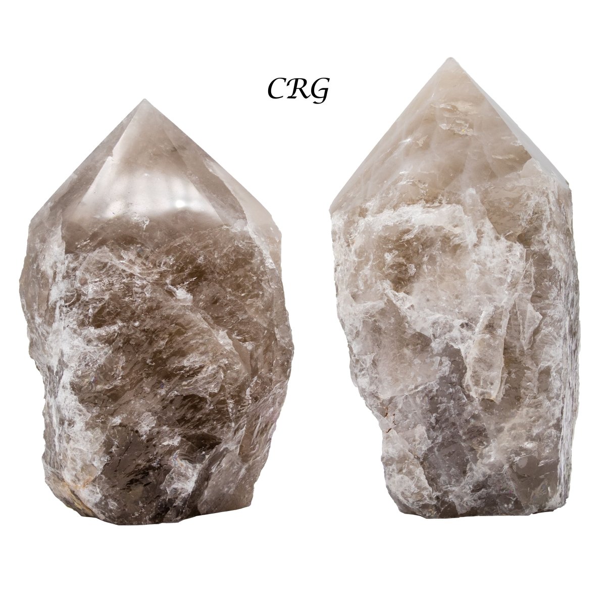 Top Polished Smoky Quartz Points / 4-5" AVG - 1 KILO LOT