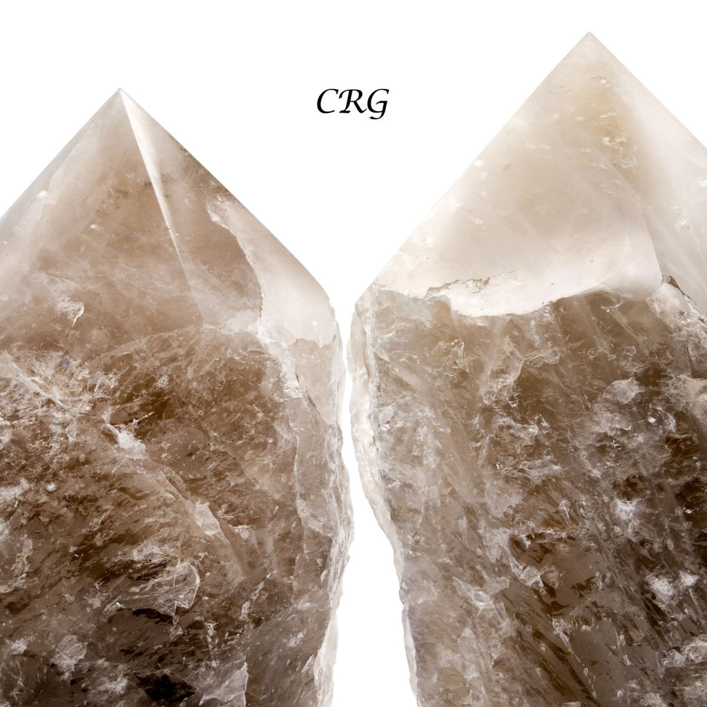 Top Polished Smoky Quartz Points / 4-5" AVG - 1 KILO LOT