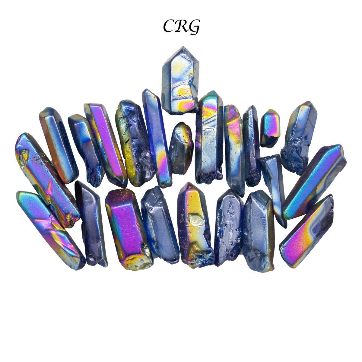 Titanium Aura Quartz Points / 1-2" AVG - 1 LB. LOT