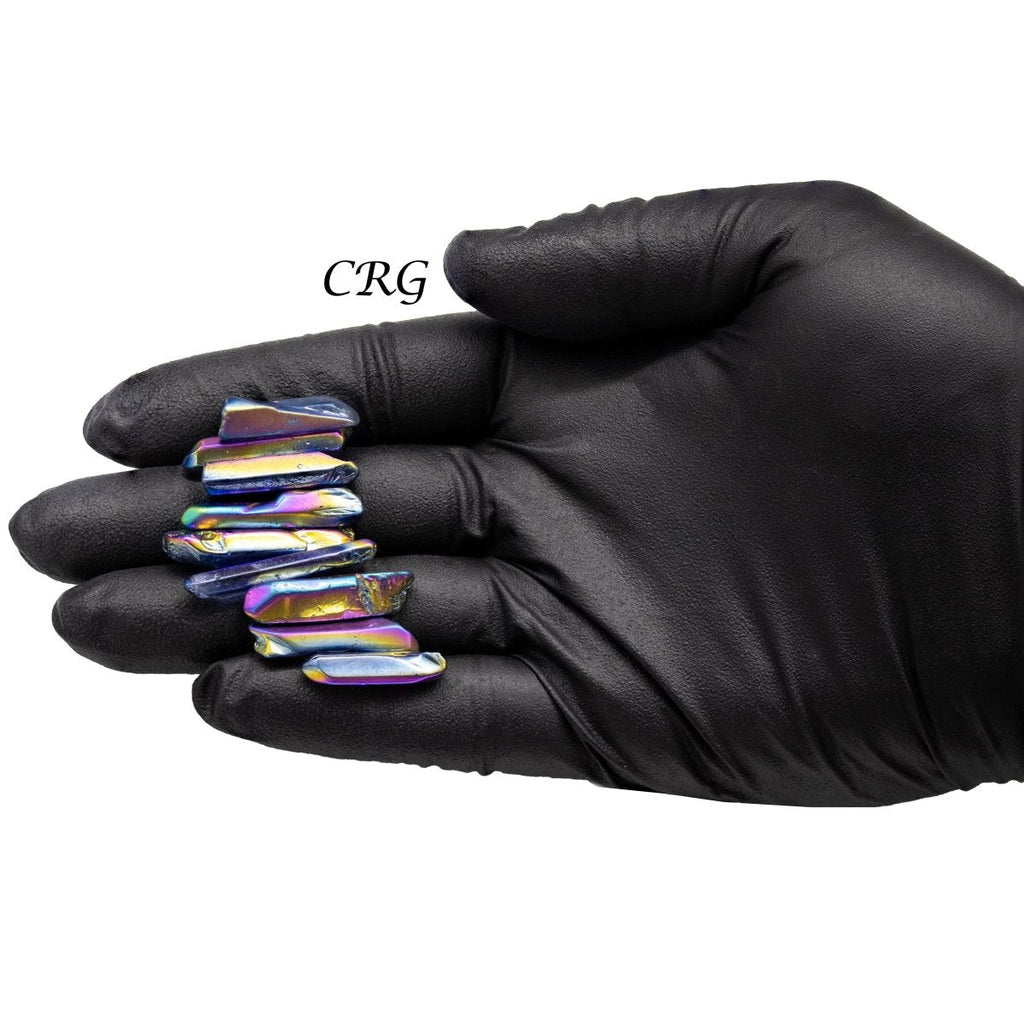 Titanium Aura Quartz Points / 1-2" AVG - 1 LB. LOT
