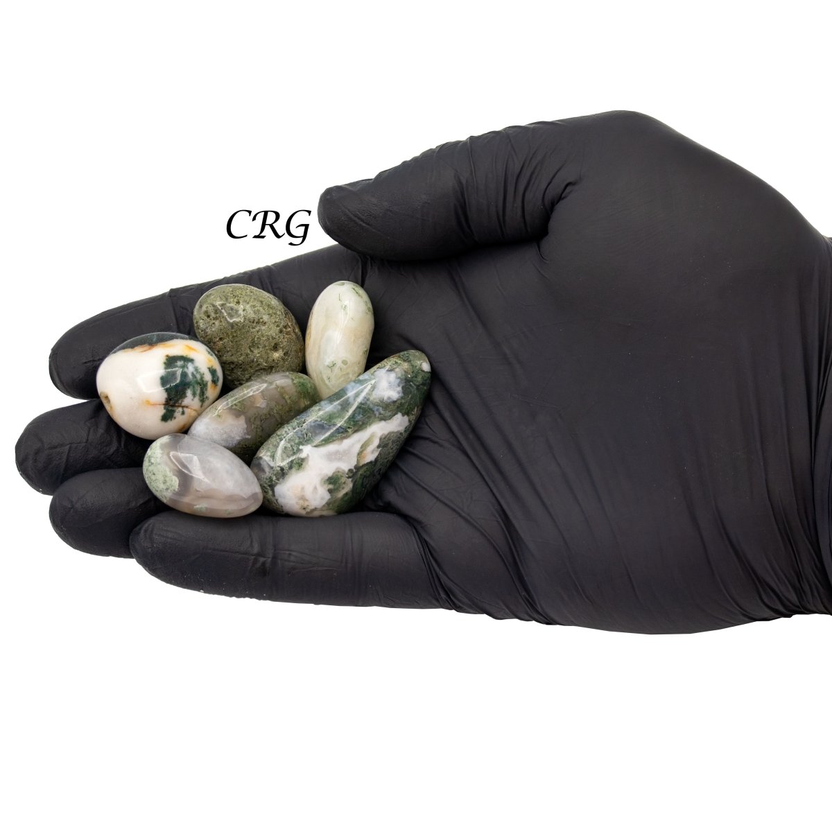 Tumbled Moss Agate / 20-40mm AVG - 1 KILO LOT