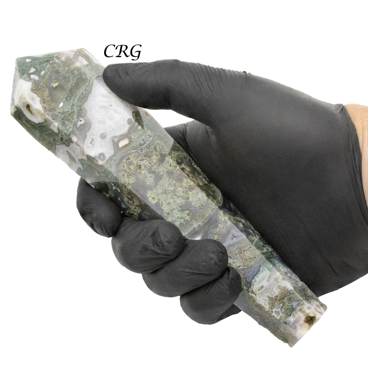 Moss Agate Scepters / 6" AVG - 1 KILO LOT