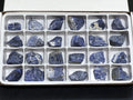 Blue Sodalite Rough Raw Stones (24 Pcs) Boxed Flat