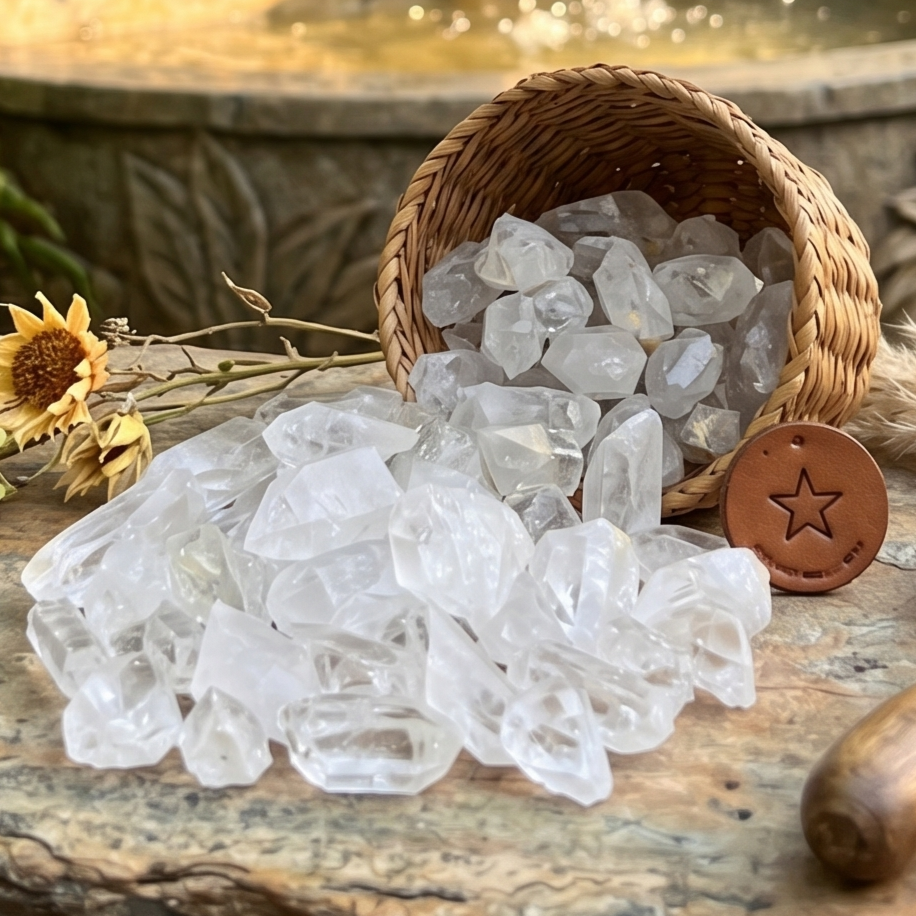 Rough Raw Clear Quartz Crystals (By The Piece or Pound)