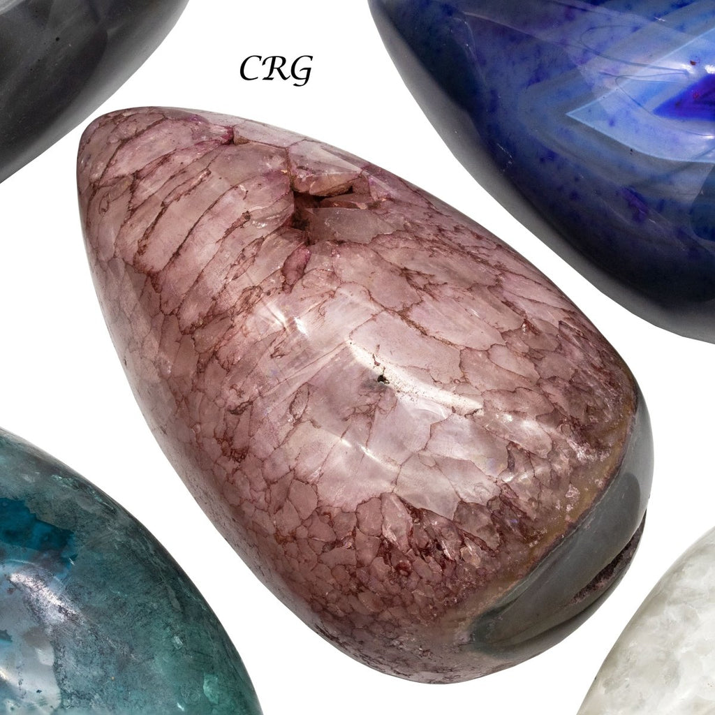 Agate Droplets Mixed Colors (2 Kilograms) Size 3 to 6 Inches Bulk Wholesale Lot Crystal Gemstone Minerals
