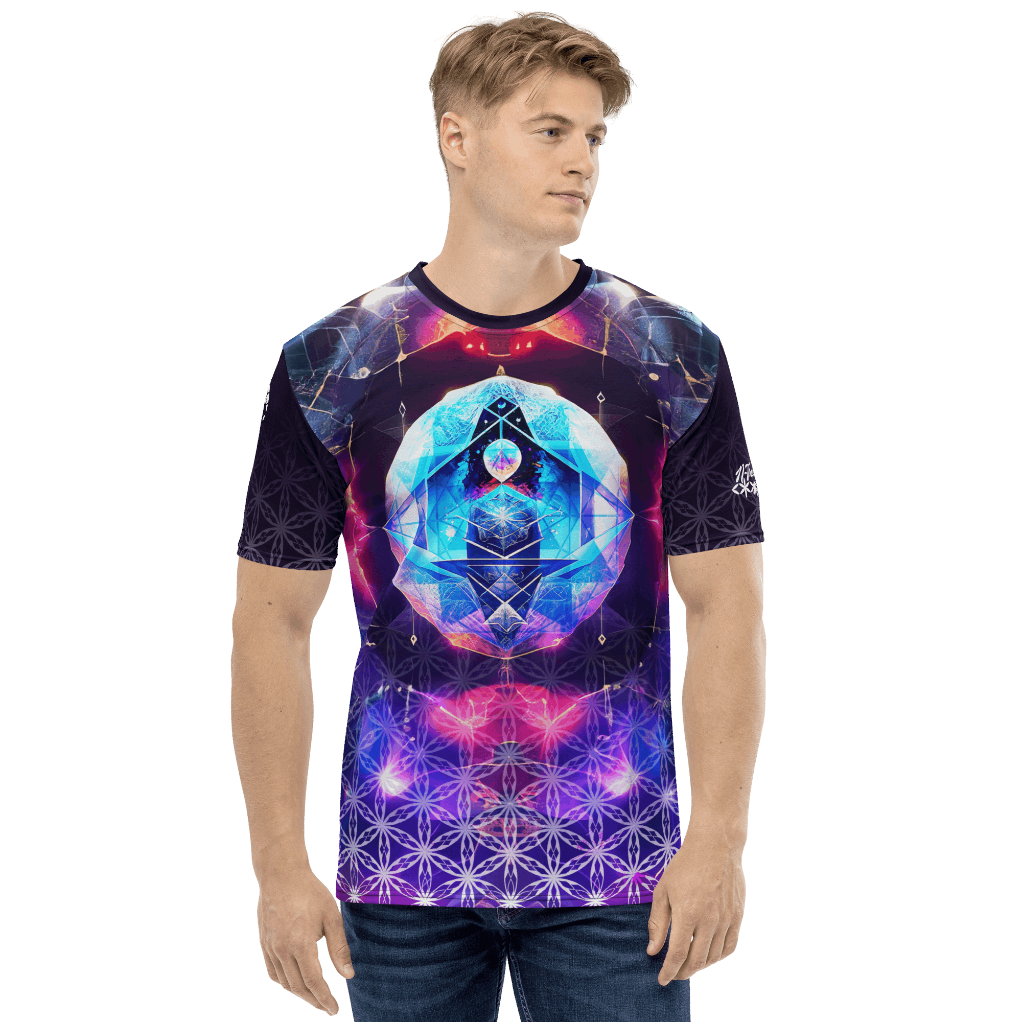 Reflective Awareness |Men’s Sacred Geometry Tee