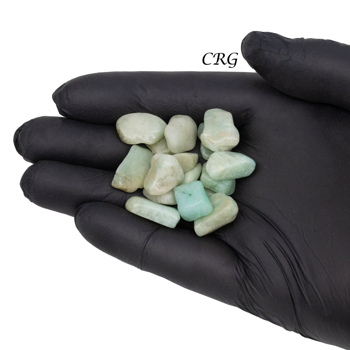 Light Amazonite Tumbled Chips 5 to 20 mm Wholesale Lot (1 Pound)