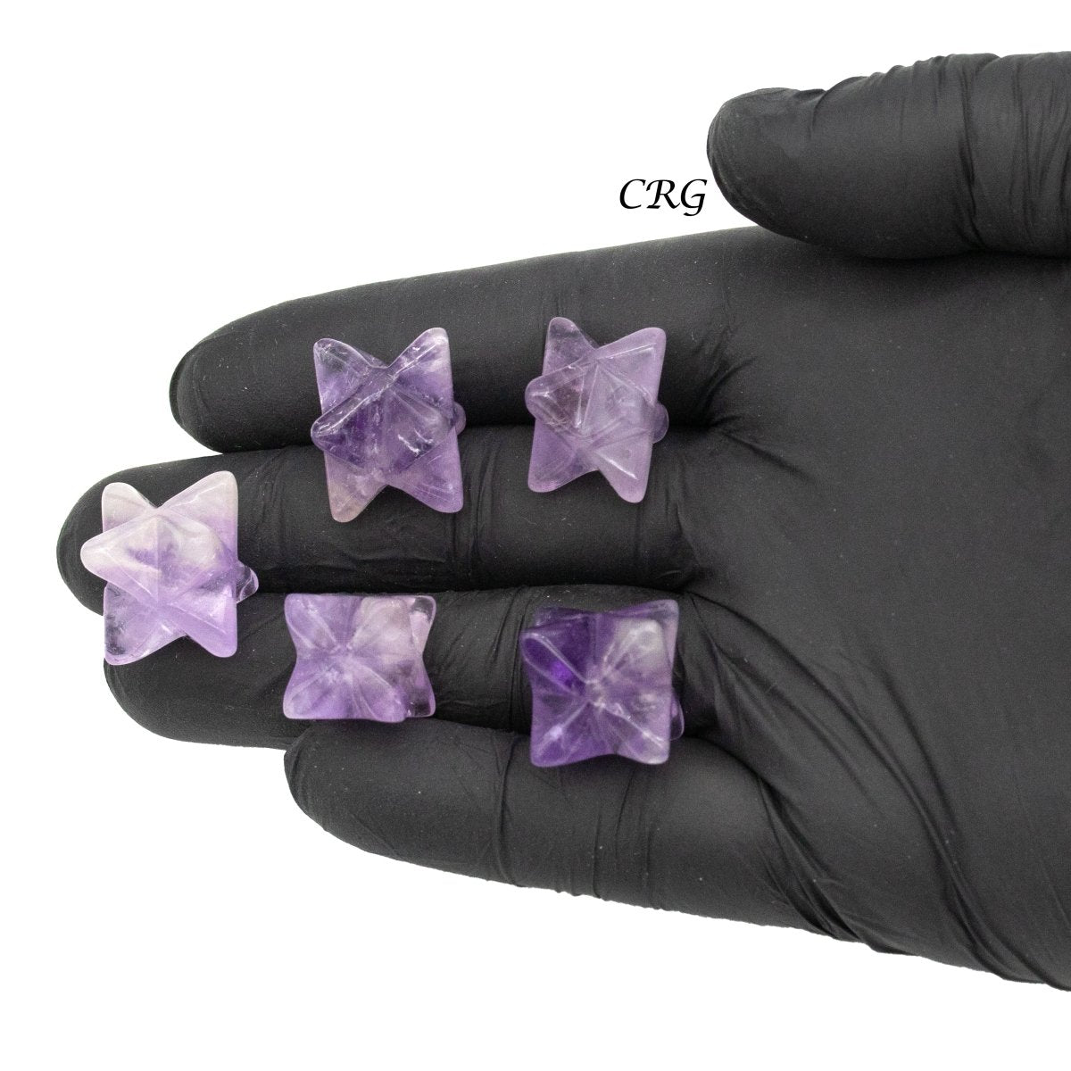 Amethyst Mini Merkabas 18mm (5 Pieces)