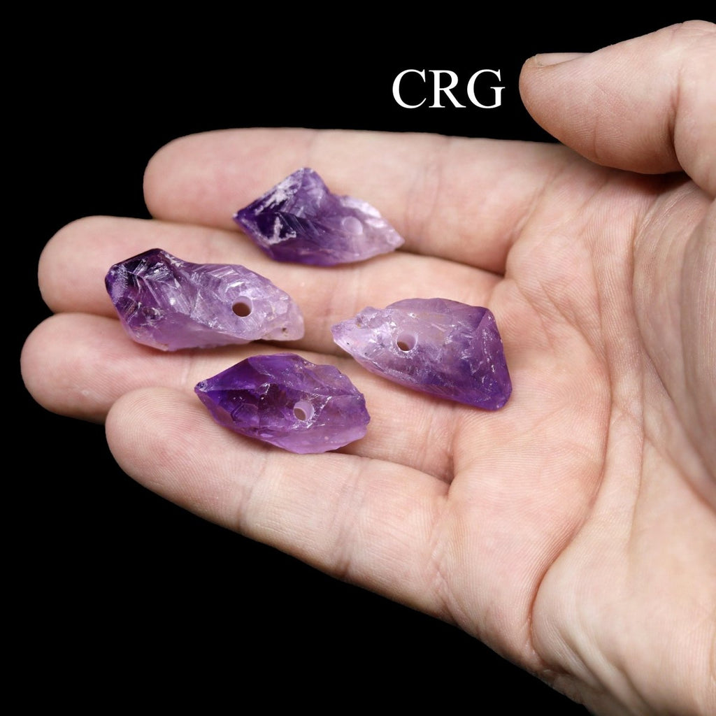 Amethyst Point with Drilled Hole Pendant (1 To 1.75 Inches)
