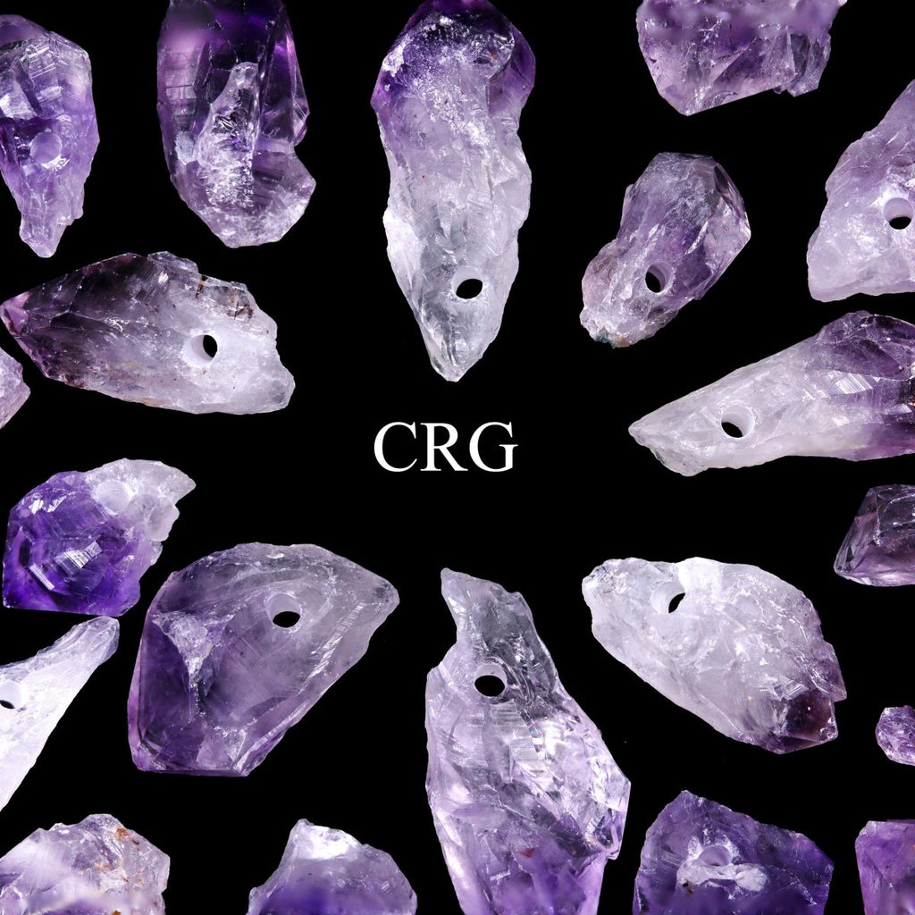 Amethyst Point with Drilled Hole Pendant (1 To 1.75 Inches)