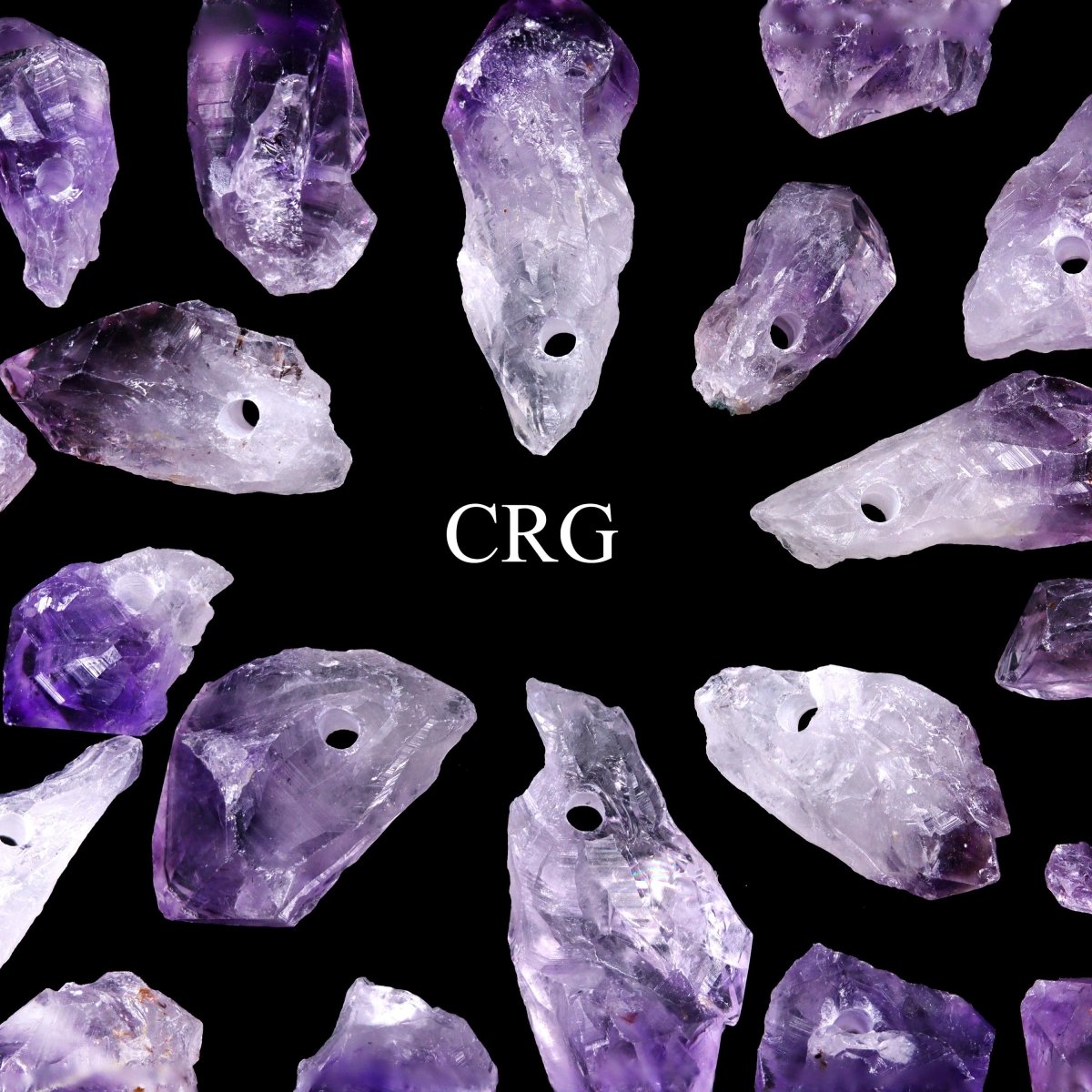 Amethyst Point with Drilled Hole Pendant (1 To 1.75 Inches)