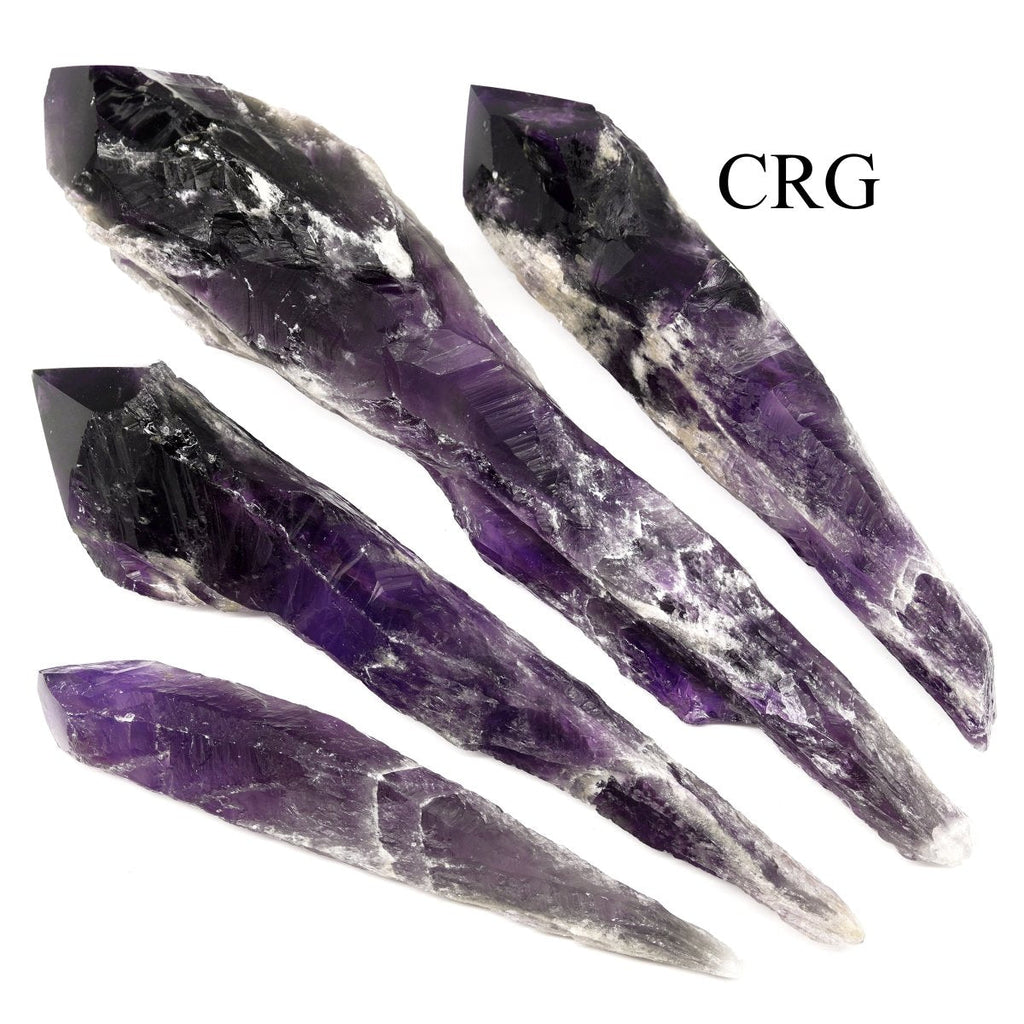 Amethyst Raw Top Polished Scepter Point (1 Kilogram) Size 7.5 to 12 Inches Crystal Mineral