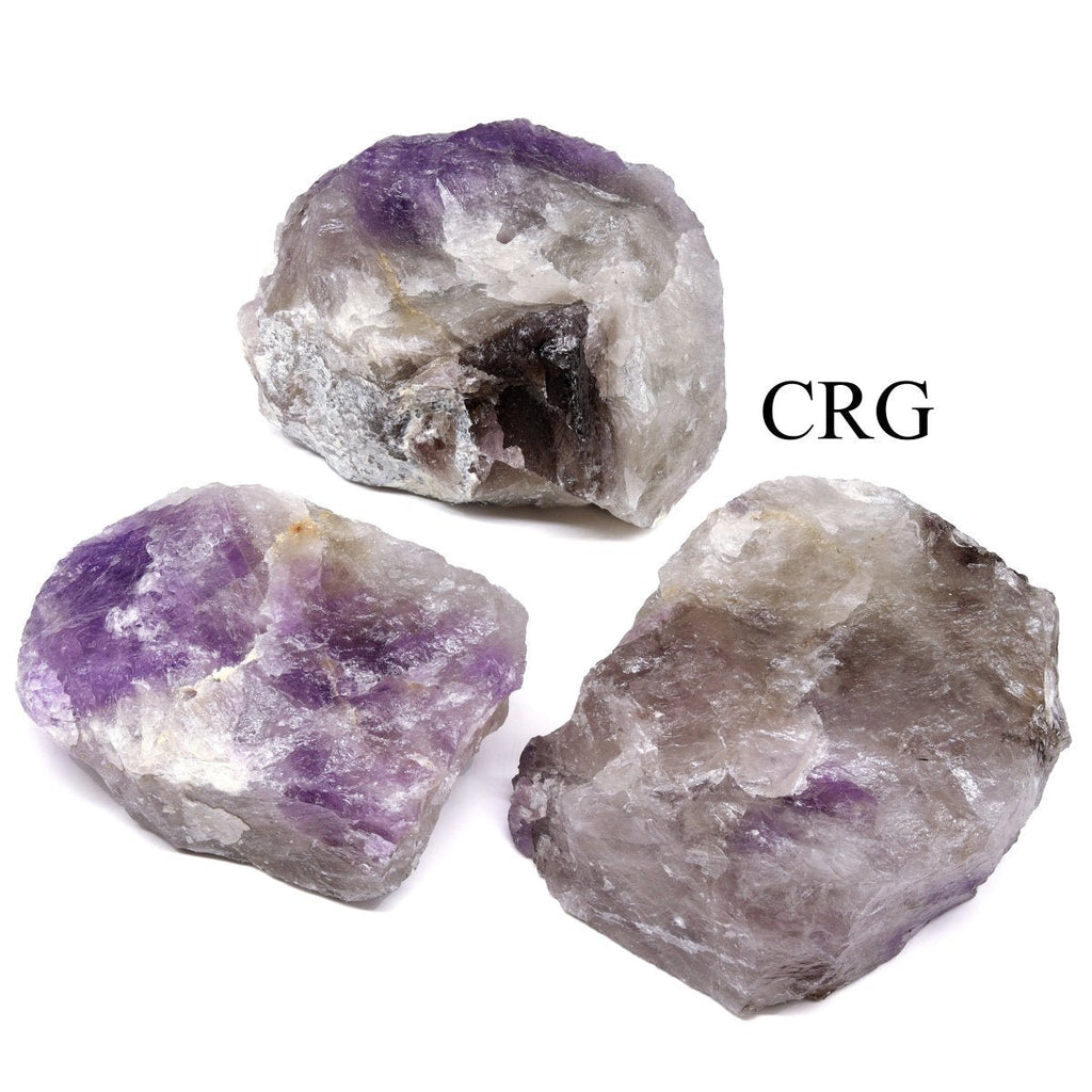 Amethyst Rough Incense Holder (1 Piece) Size 2.5 to 3.5 Inches Felt Base Crystal Decor