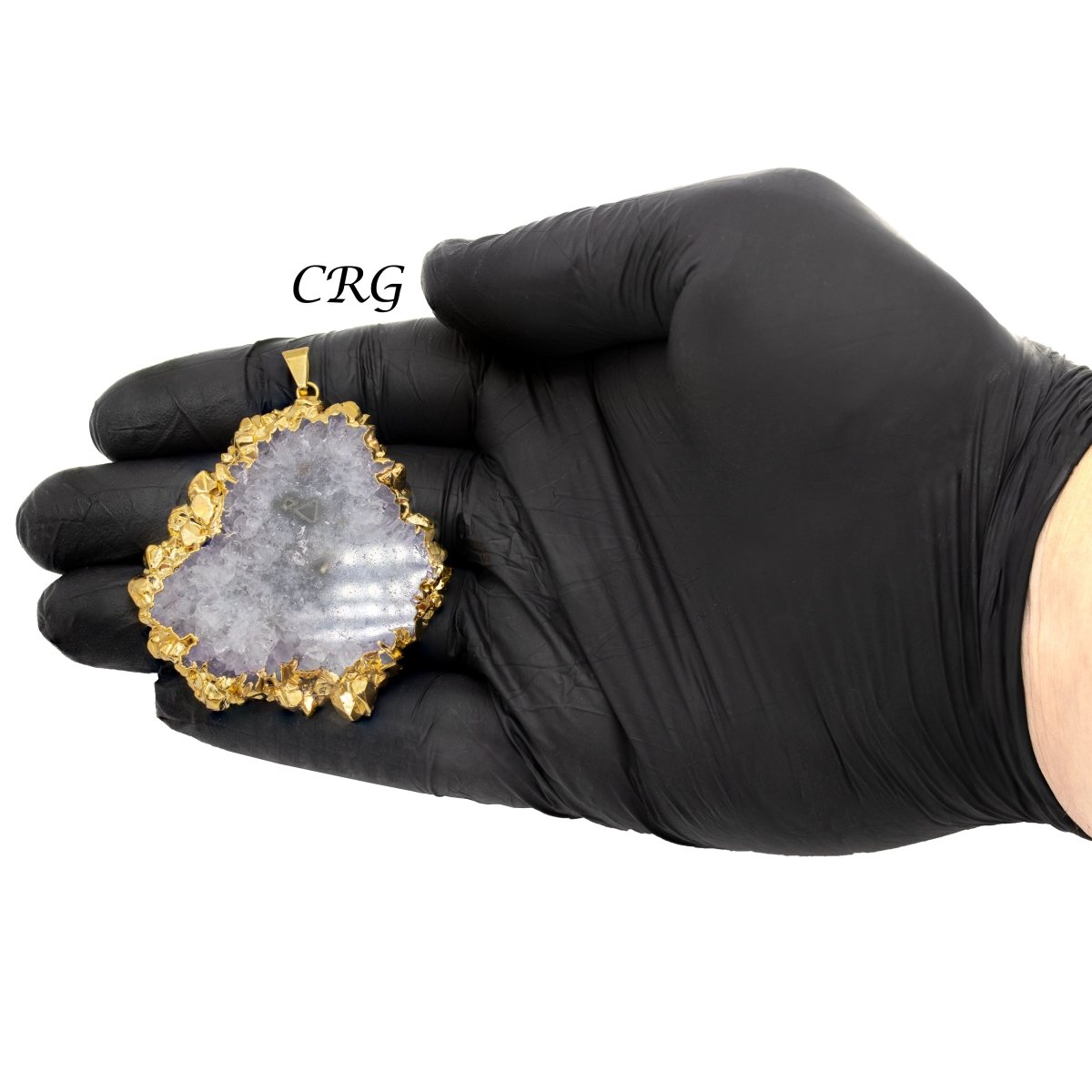 Amethyst Stalactite Pendant with Gold Plating (1.5 To 3.5 Inches) (1 Piece)