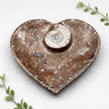 Ammonite Heart Plate 20CM (1 Piece)