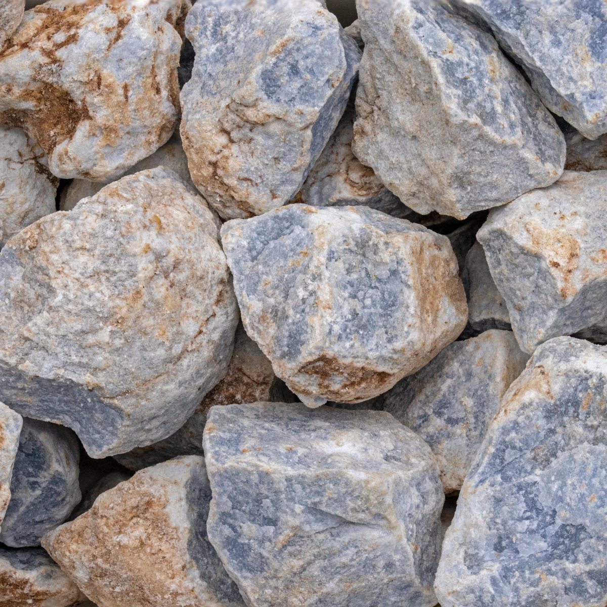 Angelite Rough Pieces (Size 1 To 2 Inches) Wholesale Raw Crystals Minerals Gemstones