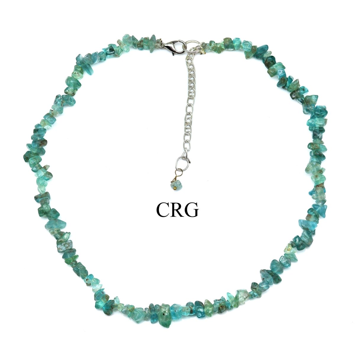 Apatite Strand Chip Choker Necklace (16 Inches) (4 Pieces) (INJD)