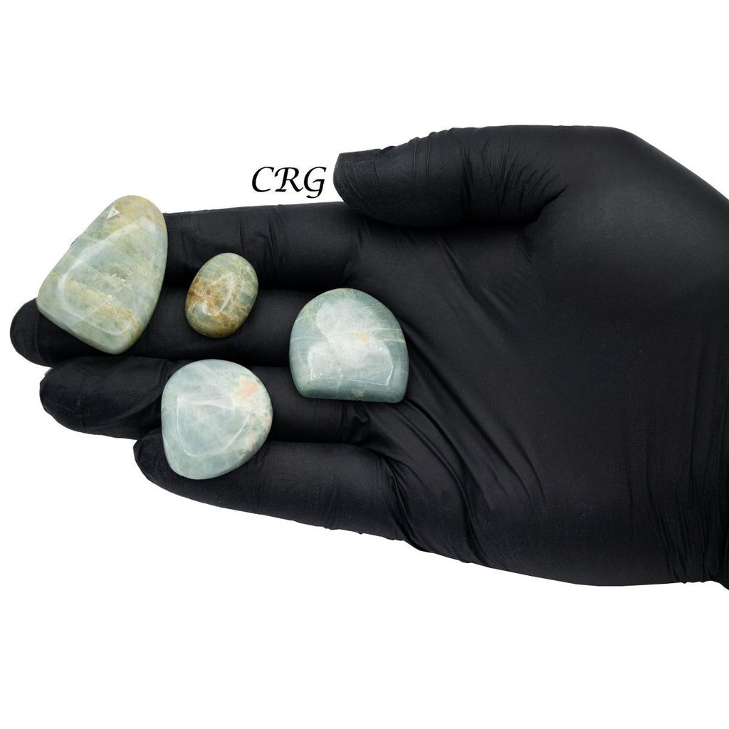 Aquamarine Cabochons (75 Grams) Mixed Sizes Bulk Wholesale Lot Crystal Minerals