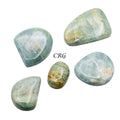 Aquamarine Cabochons (75 Grams) Mixed Sizes Bulk Wholesale Lot Crystal Minerals