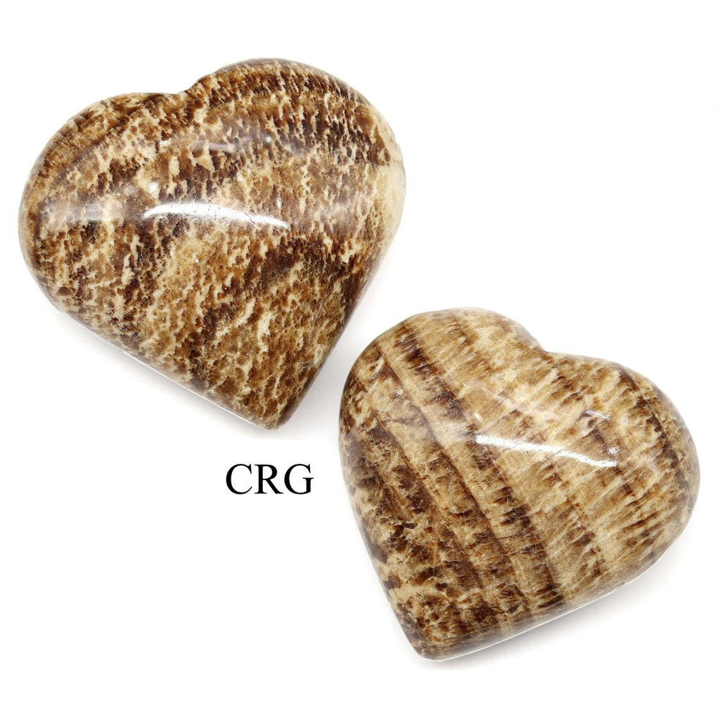 Aragonite Puffy Heart (1 Piece) Size 25 to 30 mm Crystal Gemstone Shape