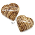 Aragonite Puffy Heart (1 Piece) Size 25 to 30 mm Crystal Gemstone Shape