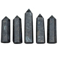 Arfvedsonite Polished Towers (1 Pound) Size 3 to 4 Inches Standing Tower Points