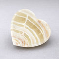 Banded Onyx Calcite Heart Dish Home Decor Jewelry Bowl
