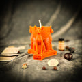 Bastet Triple Protection Candle Spell Kit - Goddess Protection & Family Magic