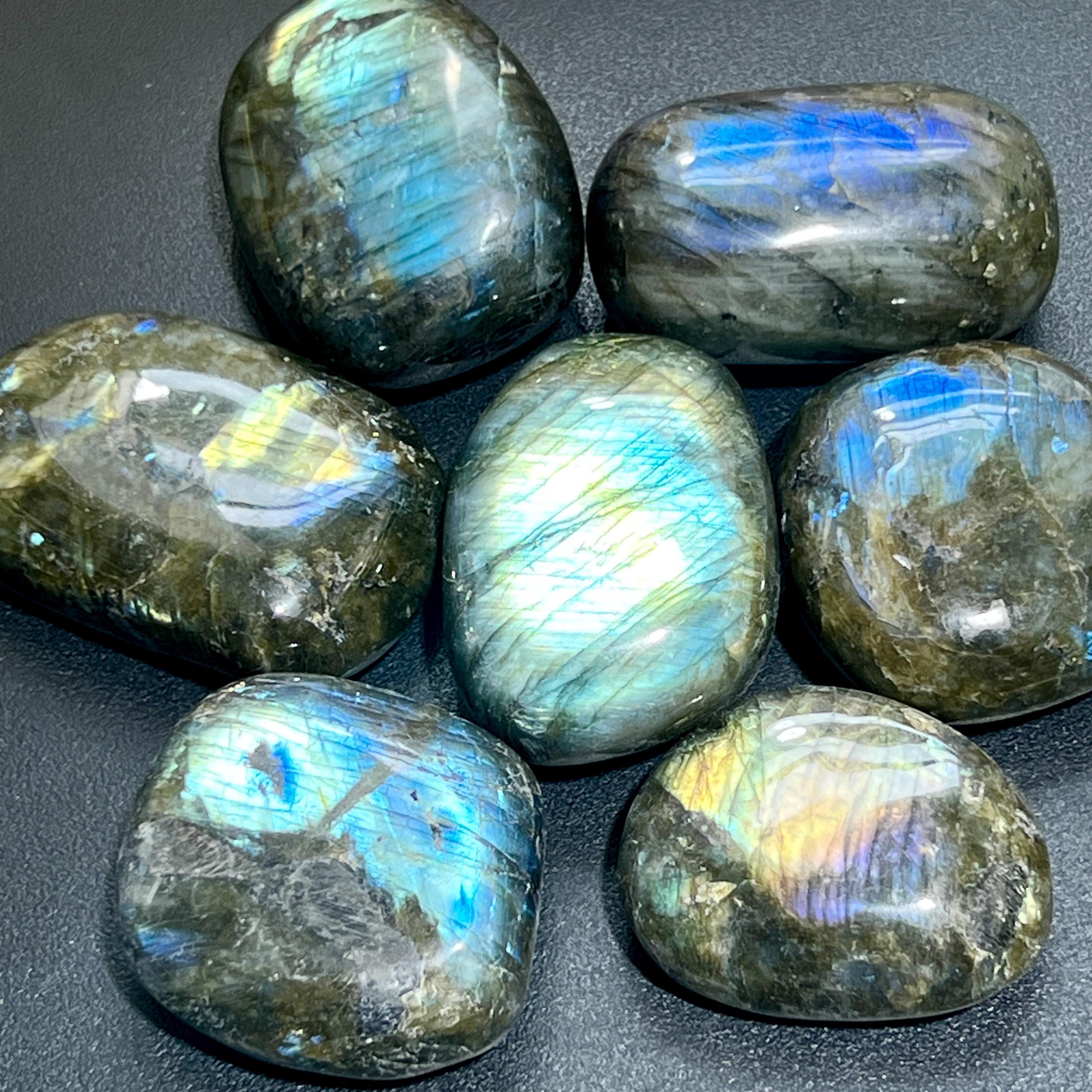 Large Flashy Labradorite Palm Stones (By The Piece or Pound) Wholesale