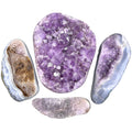 Amethyst Polished Edge Bulk Wholesale Lot Raw Crystals Minerals Gemstones