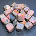 Pink Rhodonite Tumbled Stones (By The Piece or Pound)