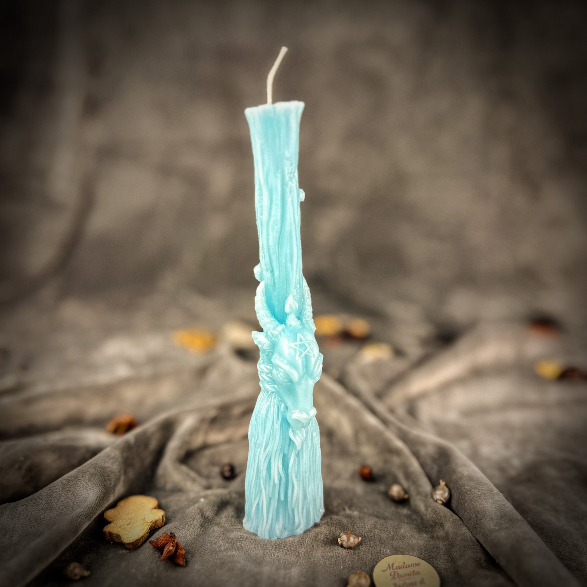 Sacred Goat Broom Candle Spell Kit - Banishing and Protection