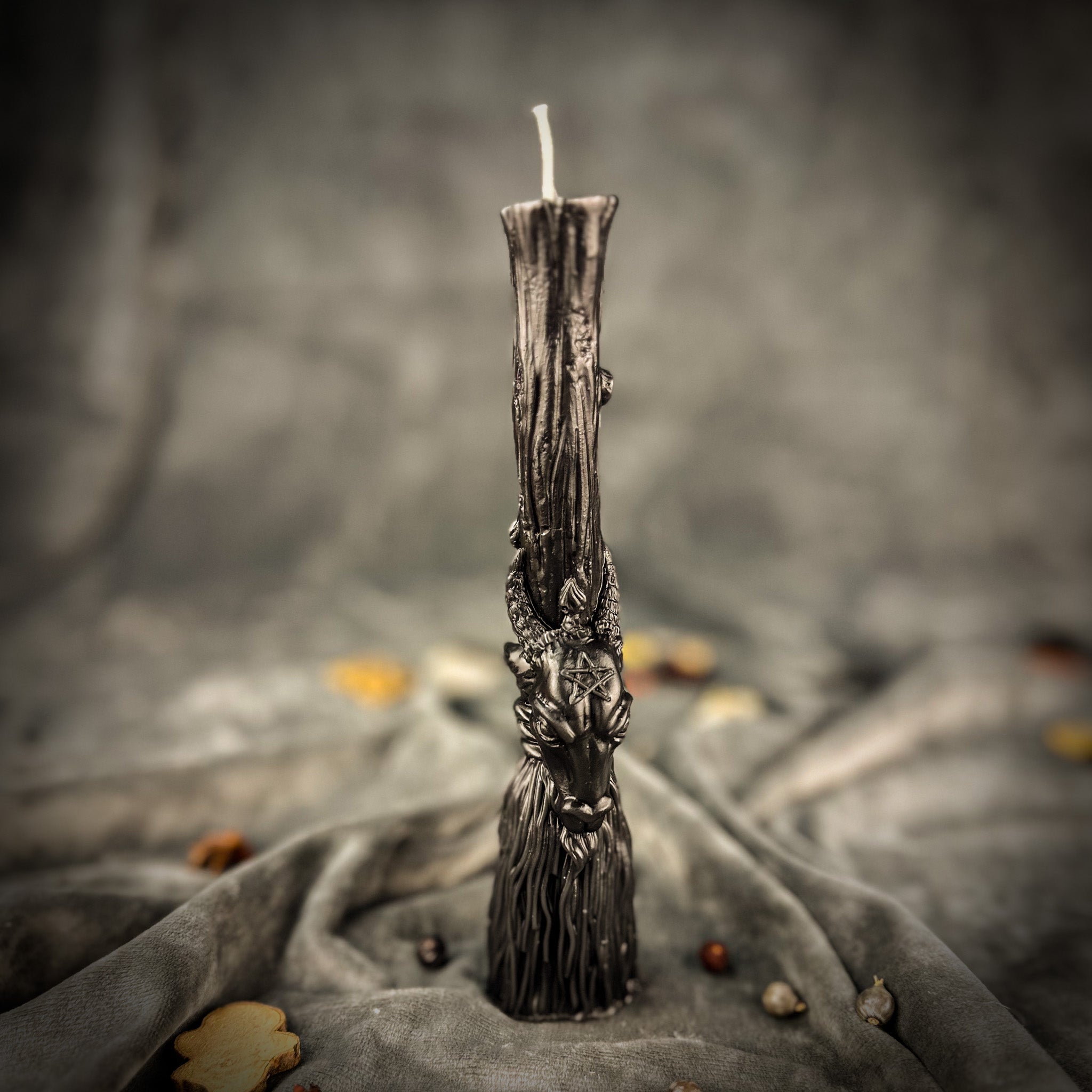 Sacred Goat Broom Candle Spell Kit - Banishing and Protection