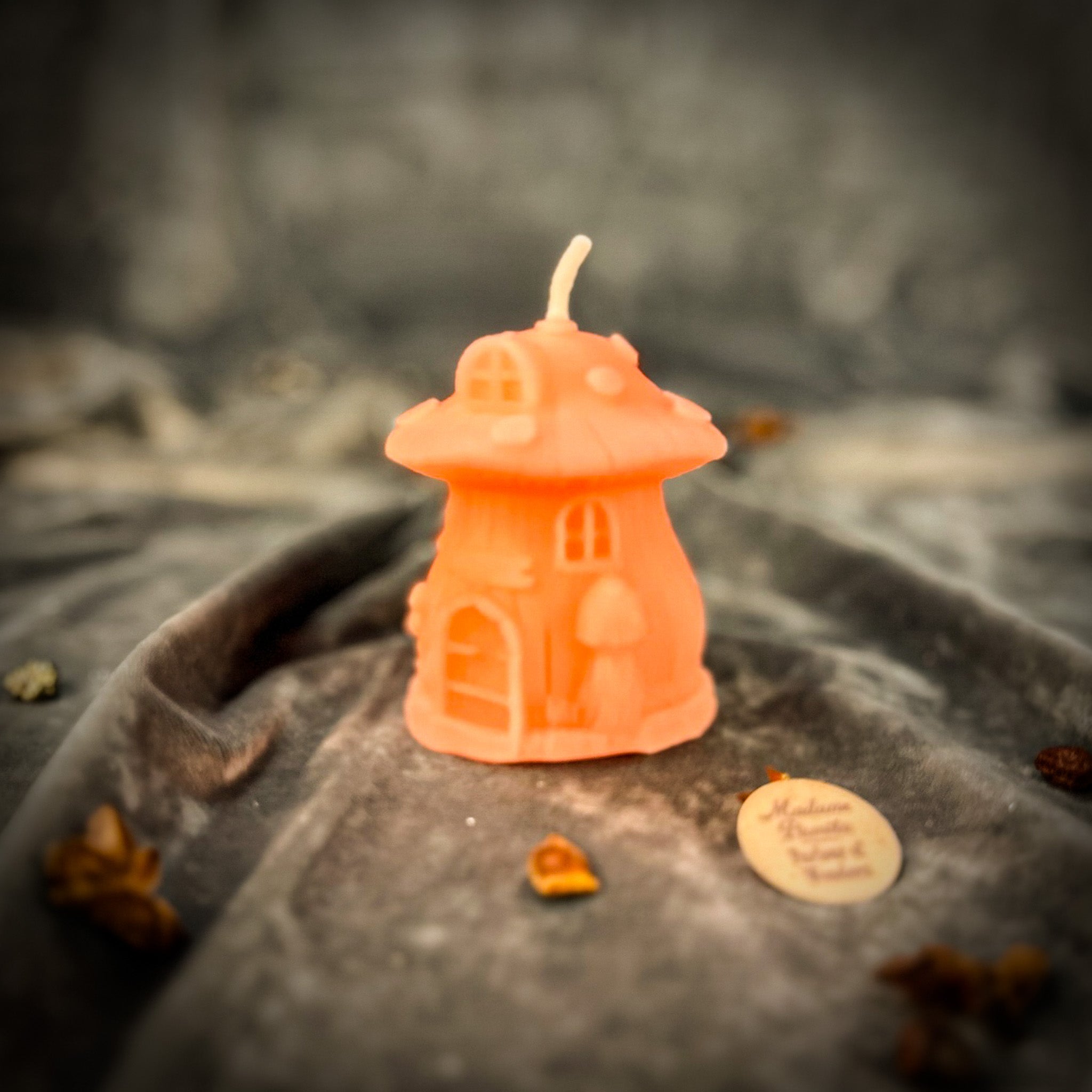 Cleansing Mushroom Fairy Hut Candle Spell Kit - Purification & Renewal Magic