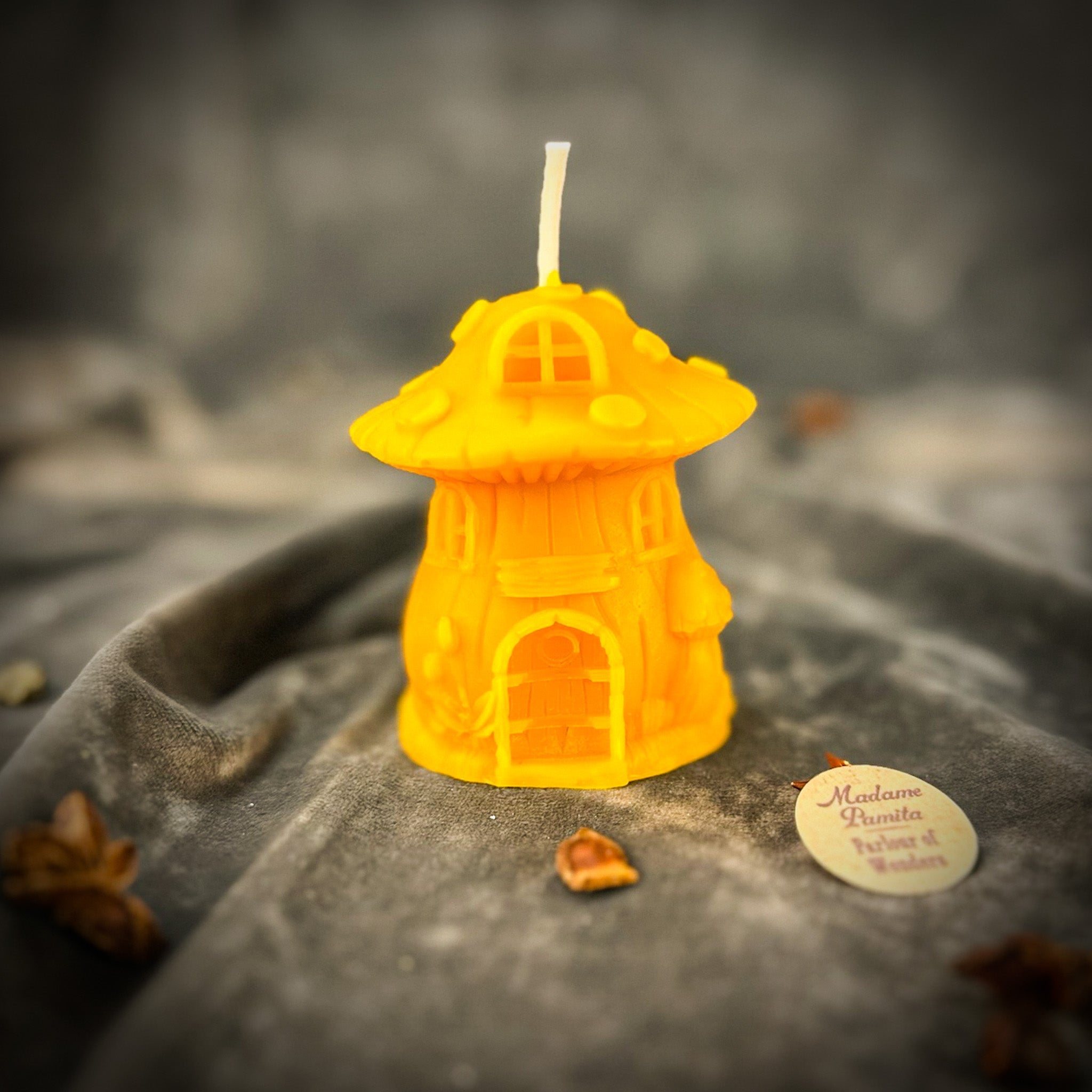 Cleansing Mushroom Fairy Hut Candle Spell Kit - Purification & Renewal Magic