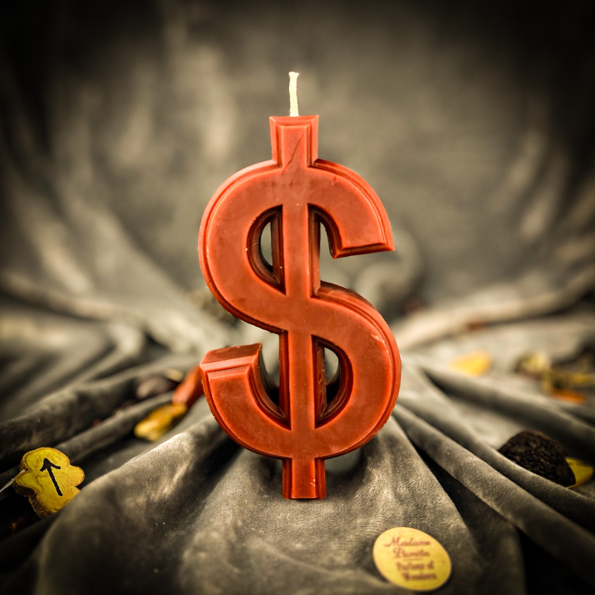 Dollar Sign Candle Spell Kit - Wealth & Luxury Magic