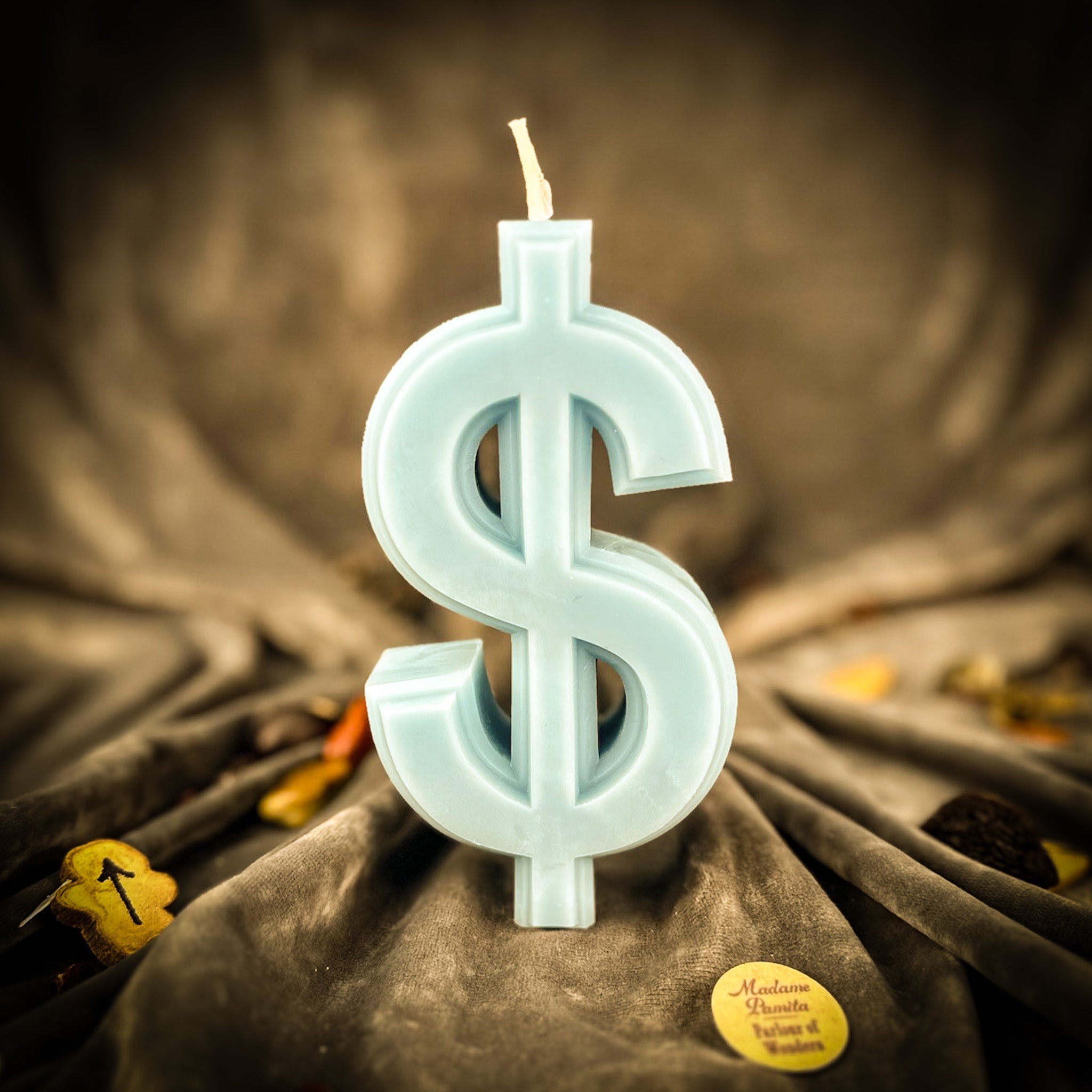 Dollar Sign Candle Spell Kit - Wealth & Luxury Magic