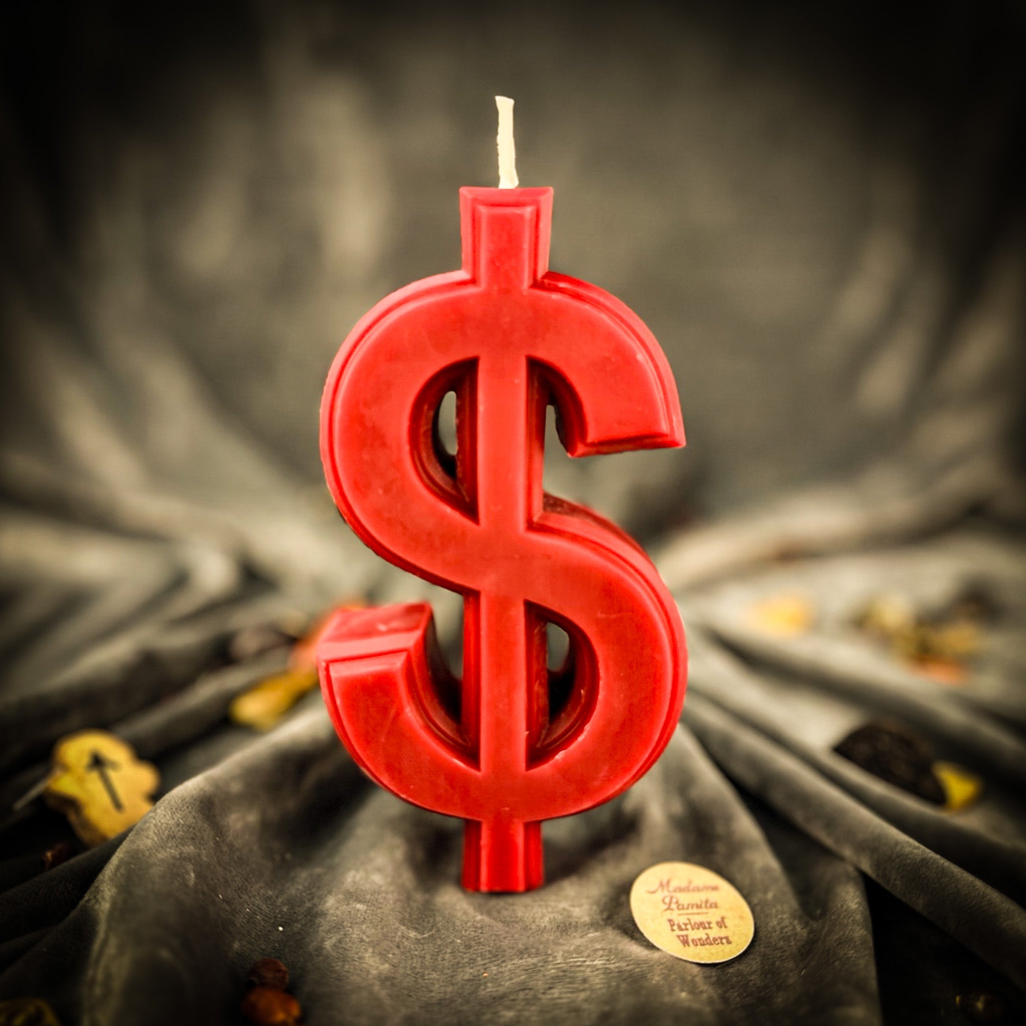 Dollar Sign Candle Spell Kit - Wealth & Luxury Magic