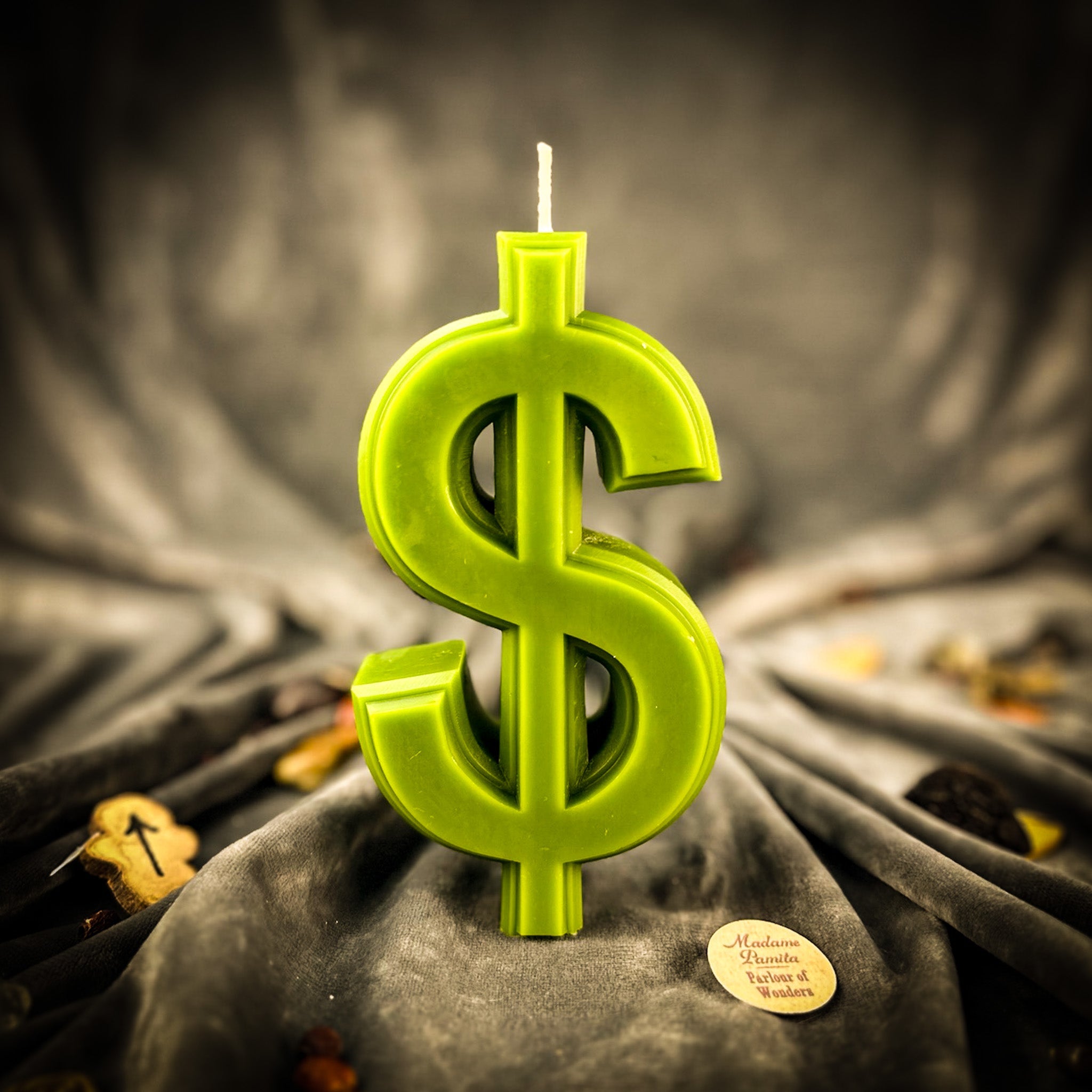 Dollar Sign Candle Spell Kit - Wealth & Luxury Magic