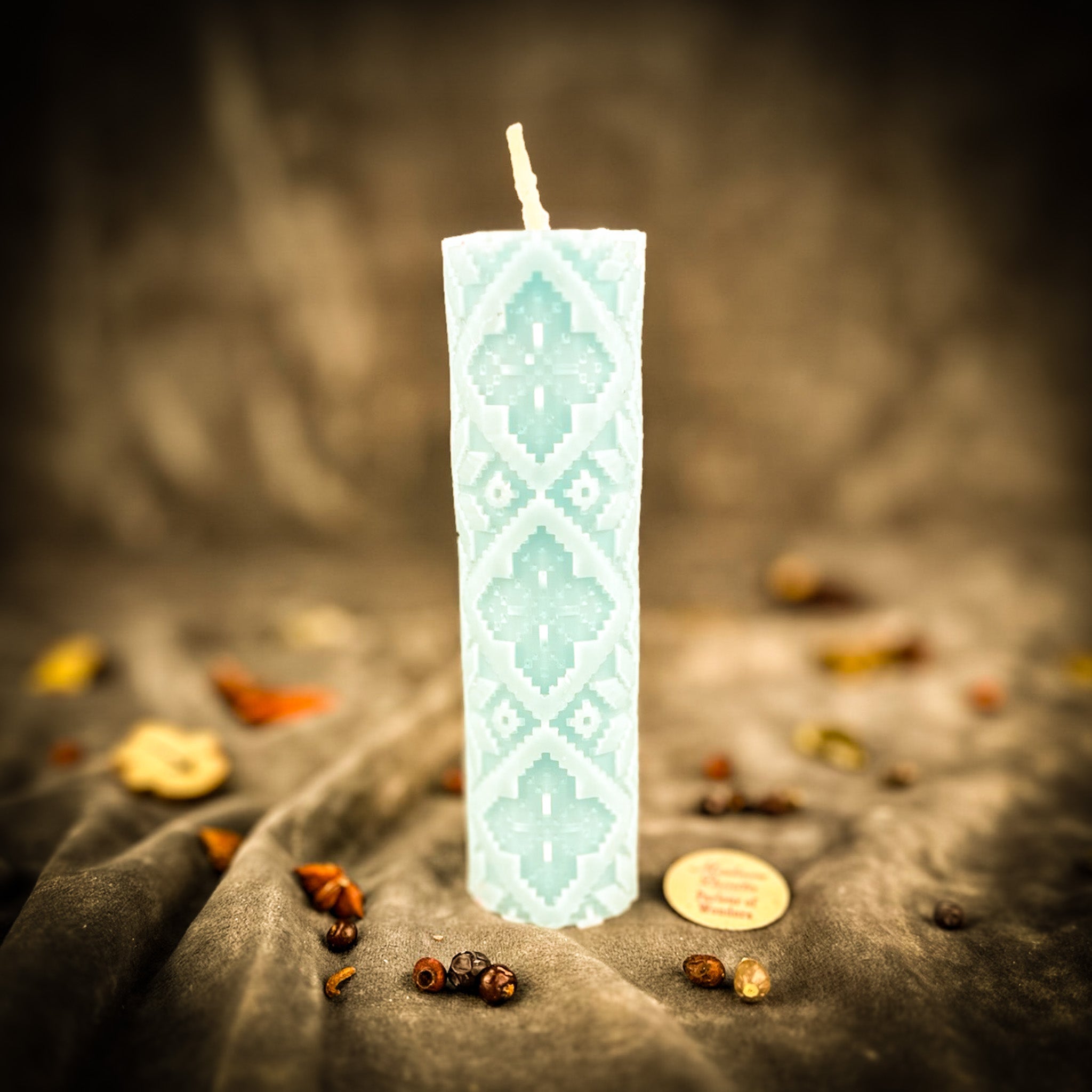 Khrest Cross of Protection and Plenty Pillar Candle Spell Kit - Sacred Balance & Abundance Magic