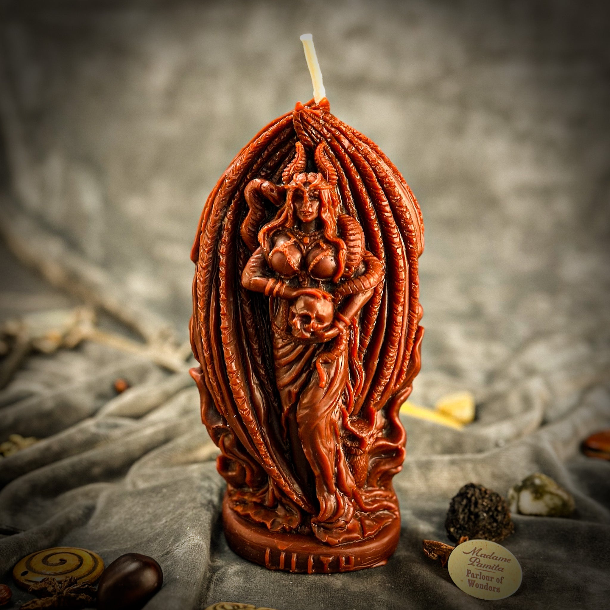 Lilith Feminine Empowerment Candle Spell Kit - Independence & Goddess Magic