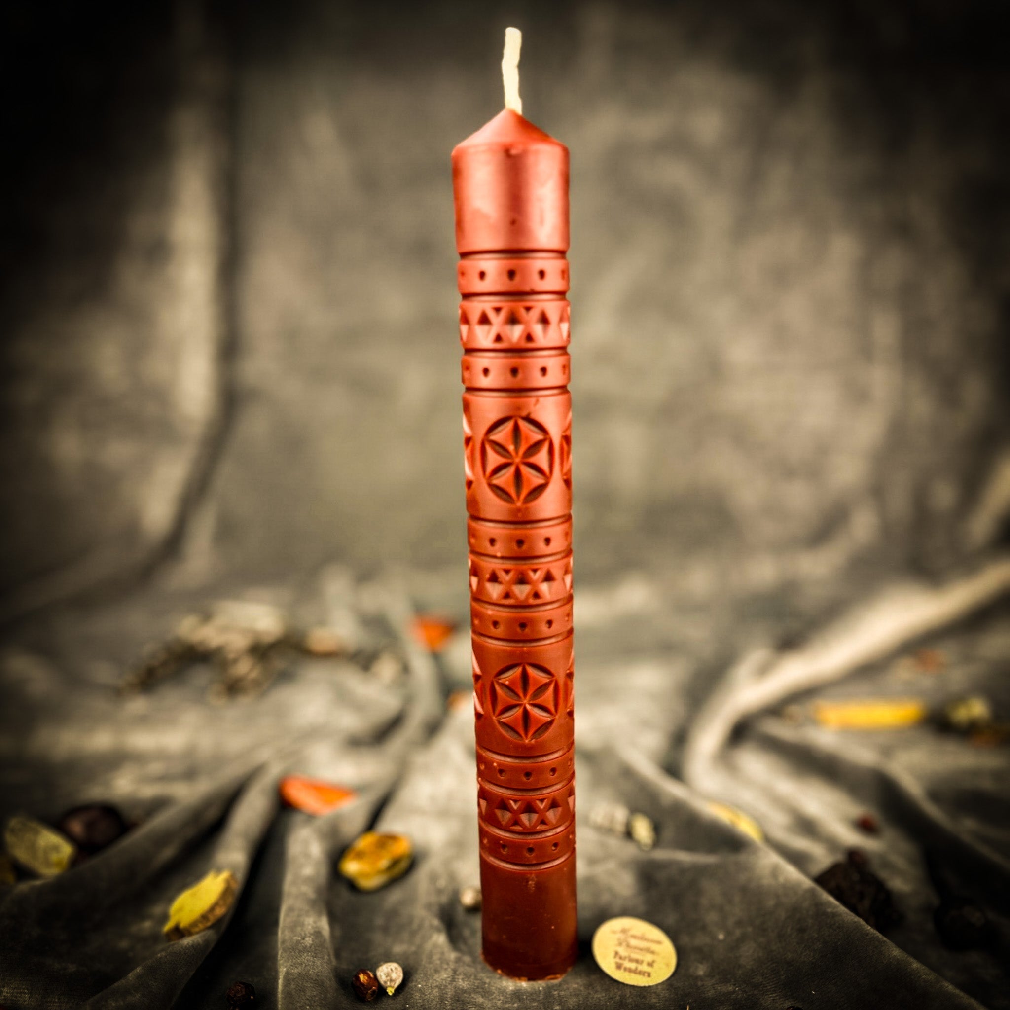 Rozetka Six Petal Rosette Candle Spell Kit - Protection & Harmony