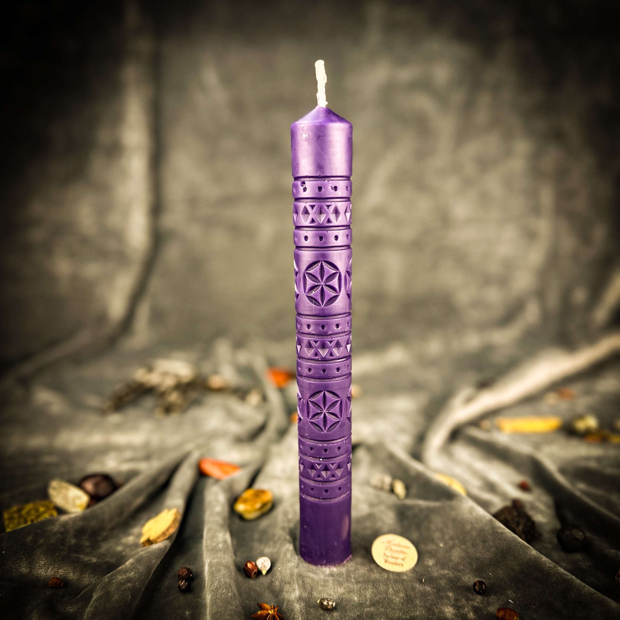 Rozetka Six Petal Rosette Candle Spell Kit - Protection & Harmony
