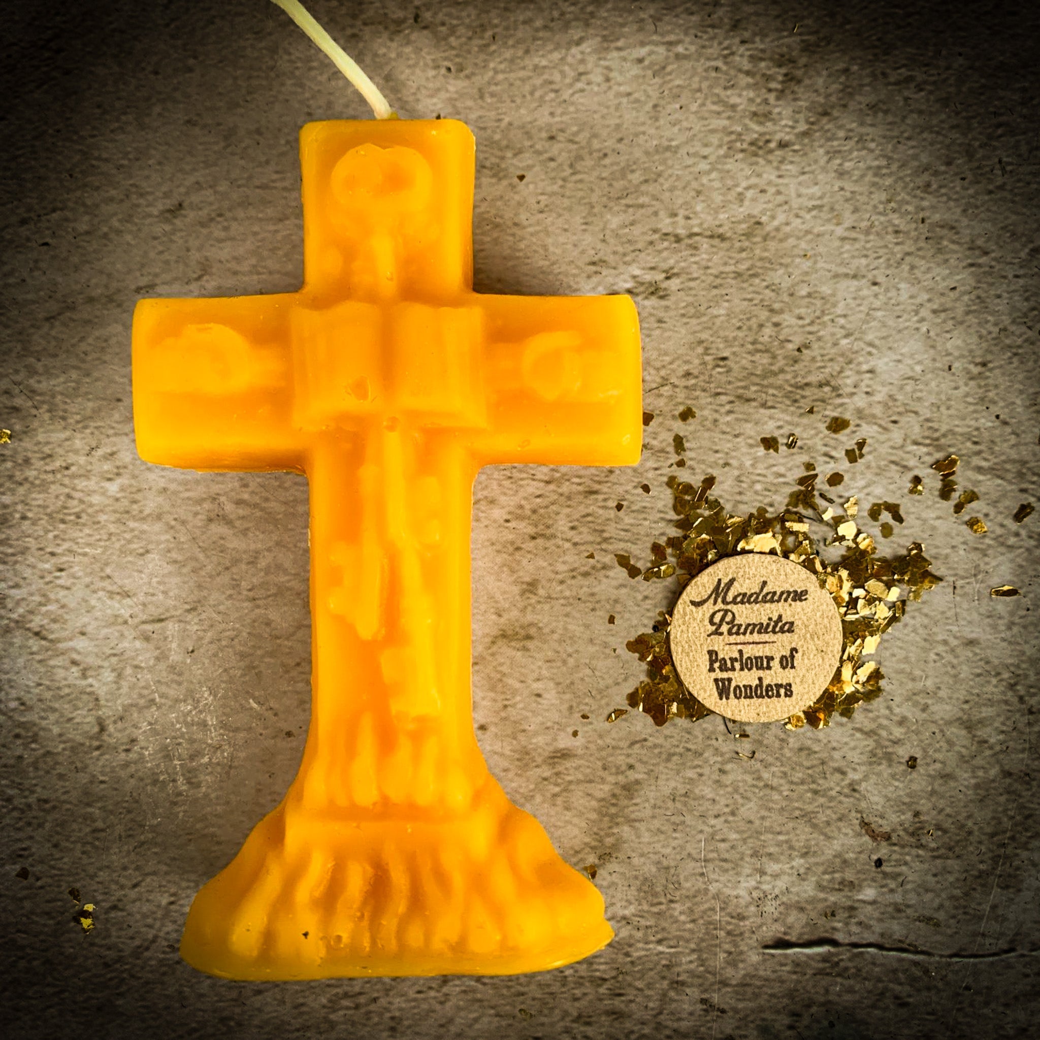 Beeswax Uncrossing Spell Candle - Remove Hexes, Curses & Jinxes