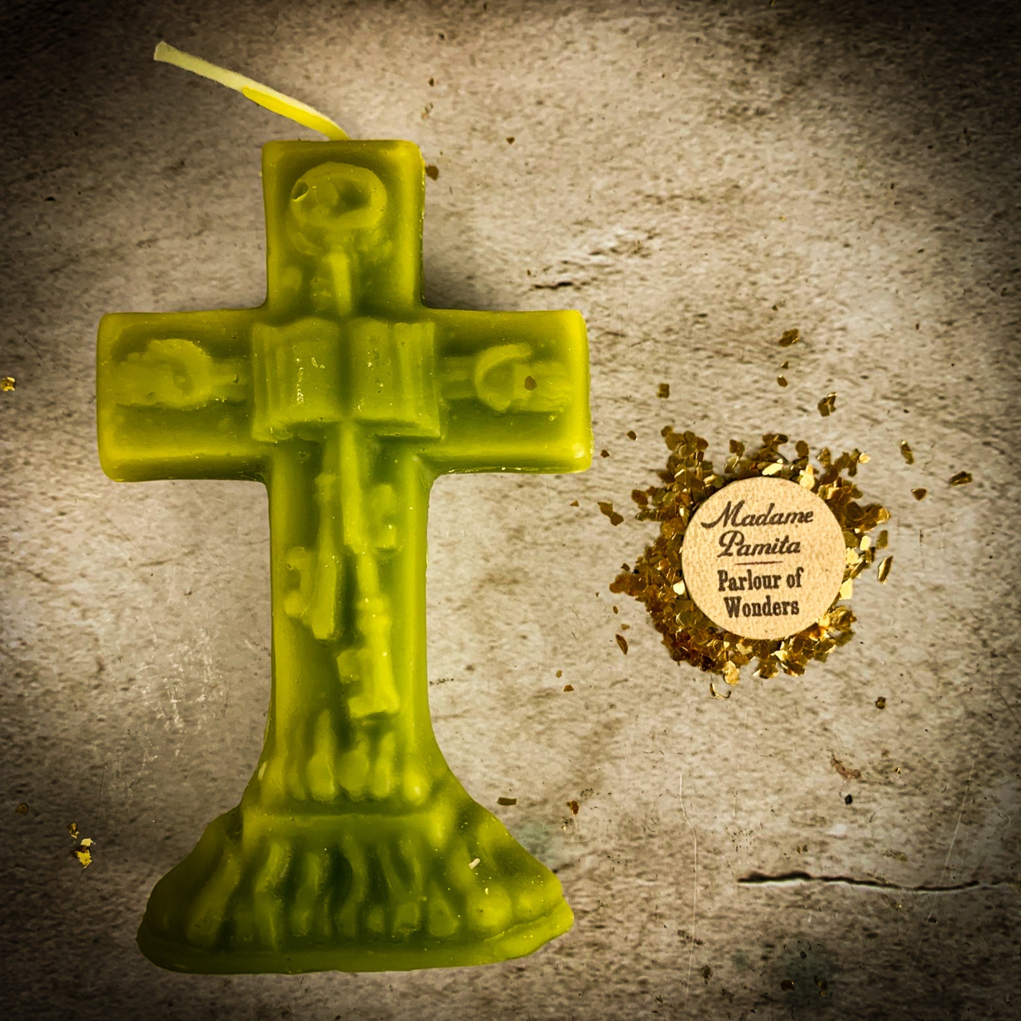Beeswax Uncrossing Spell Candle - Remove Hexes, Curses & Jinxes