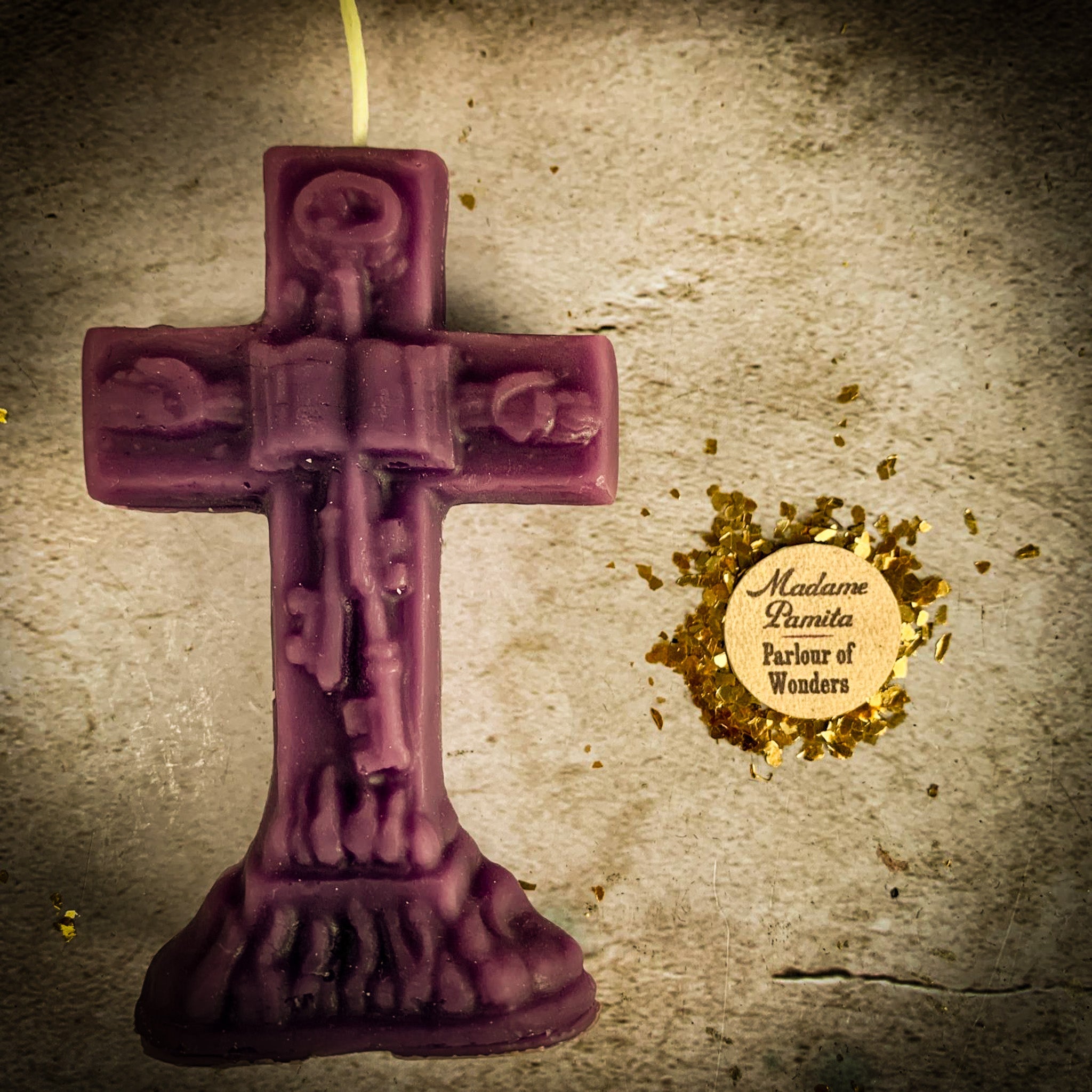 Beeswax Uncrossing Spell Candle - Remove Hexes, Curses & Jinxes